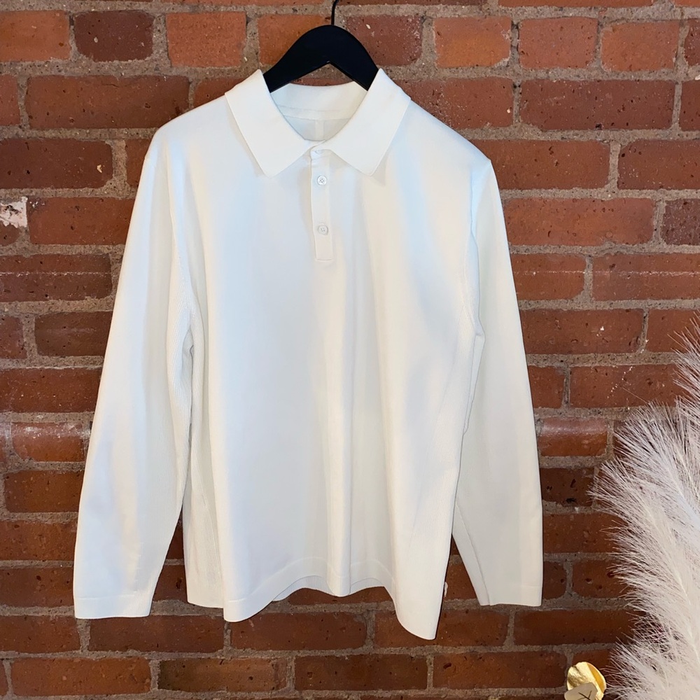 lululemon athletica “Lightweight Knit Long Sleeve Polo”
